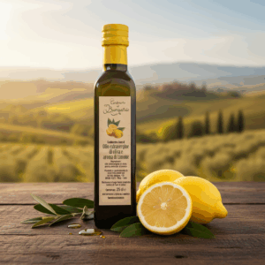 Olivenöl - Olio extra Vergine e aroma di Limone