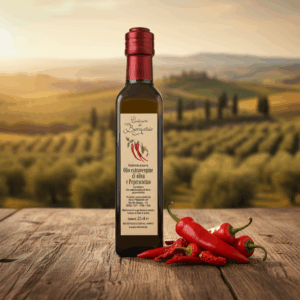 Olivenöl - Olio extravergine di Oliva e Peperoncino 0,25l