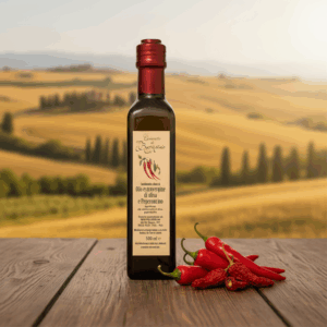Olivenöl - Olio extravergine di Oliva e Peperoncino 0,5l